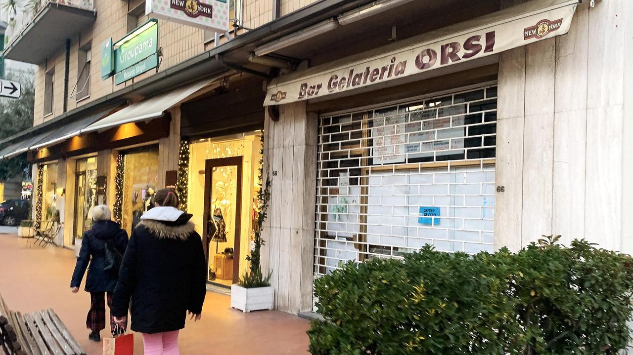 La gelateria Orsi di corso Roma (foto Nucci)