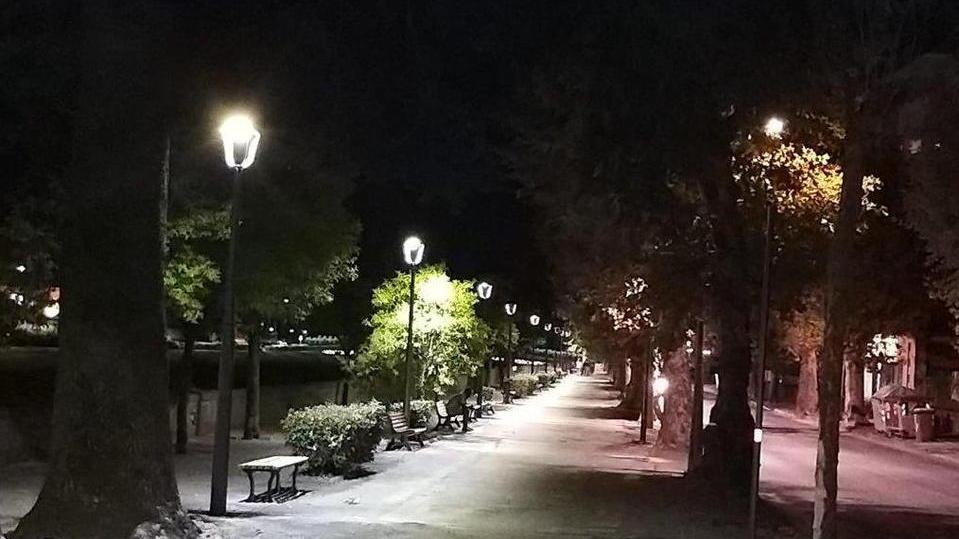Nuovi lampioni a led lungo viale Garibaldi e nelle strade vicine