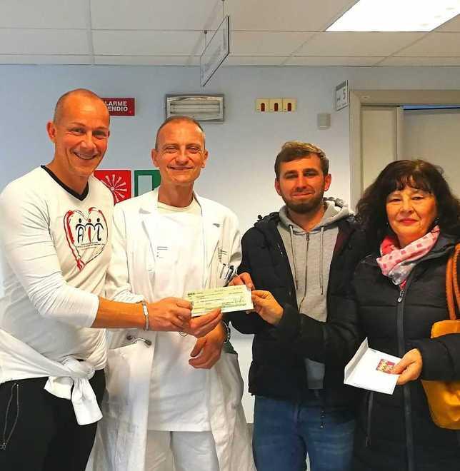 Donazione all’Ail dal comitato fiera