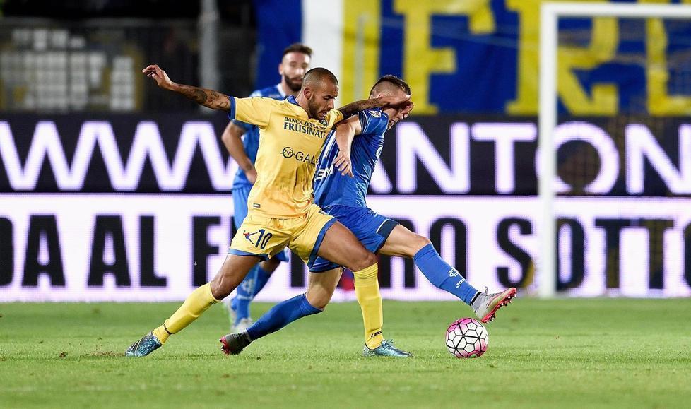 Danilo Soddimo con la maglia del Frosinone