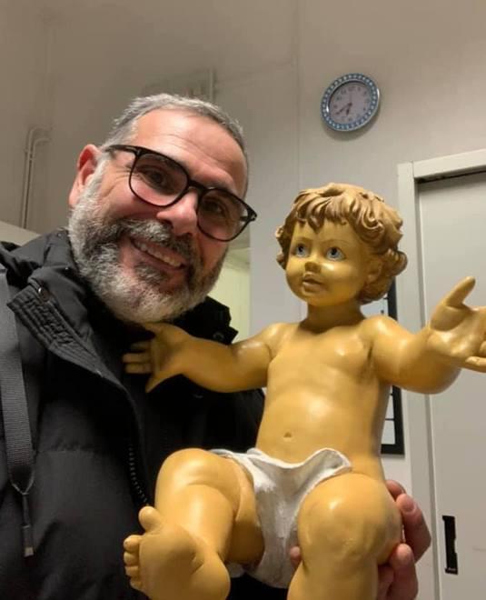 Denunciati due giovani di Bagni per il furto della statua di Gesù 