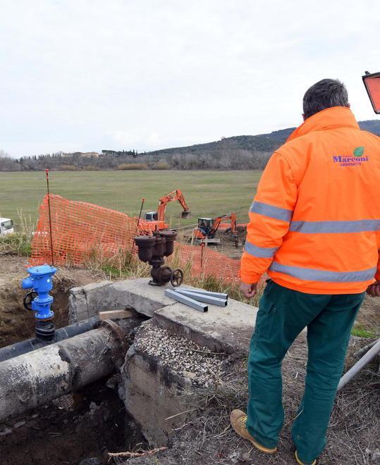 Tecnici dell’Acquedotto al lavoro a Punta Ala 