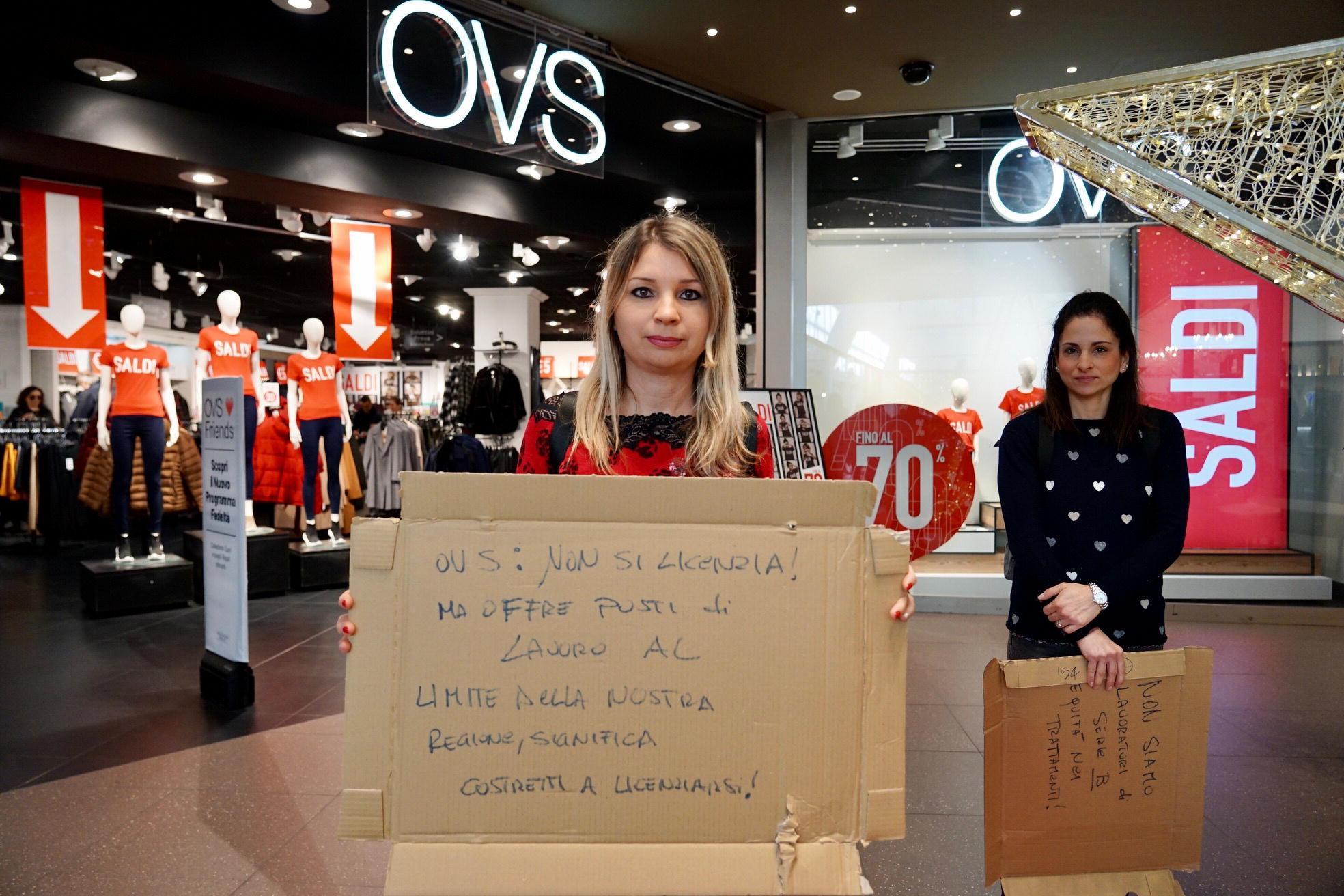 Chiude l’Ovs a Fonti del Corallo, dipendenti senza lavoro 