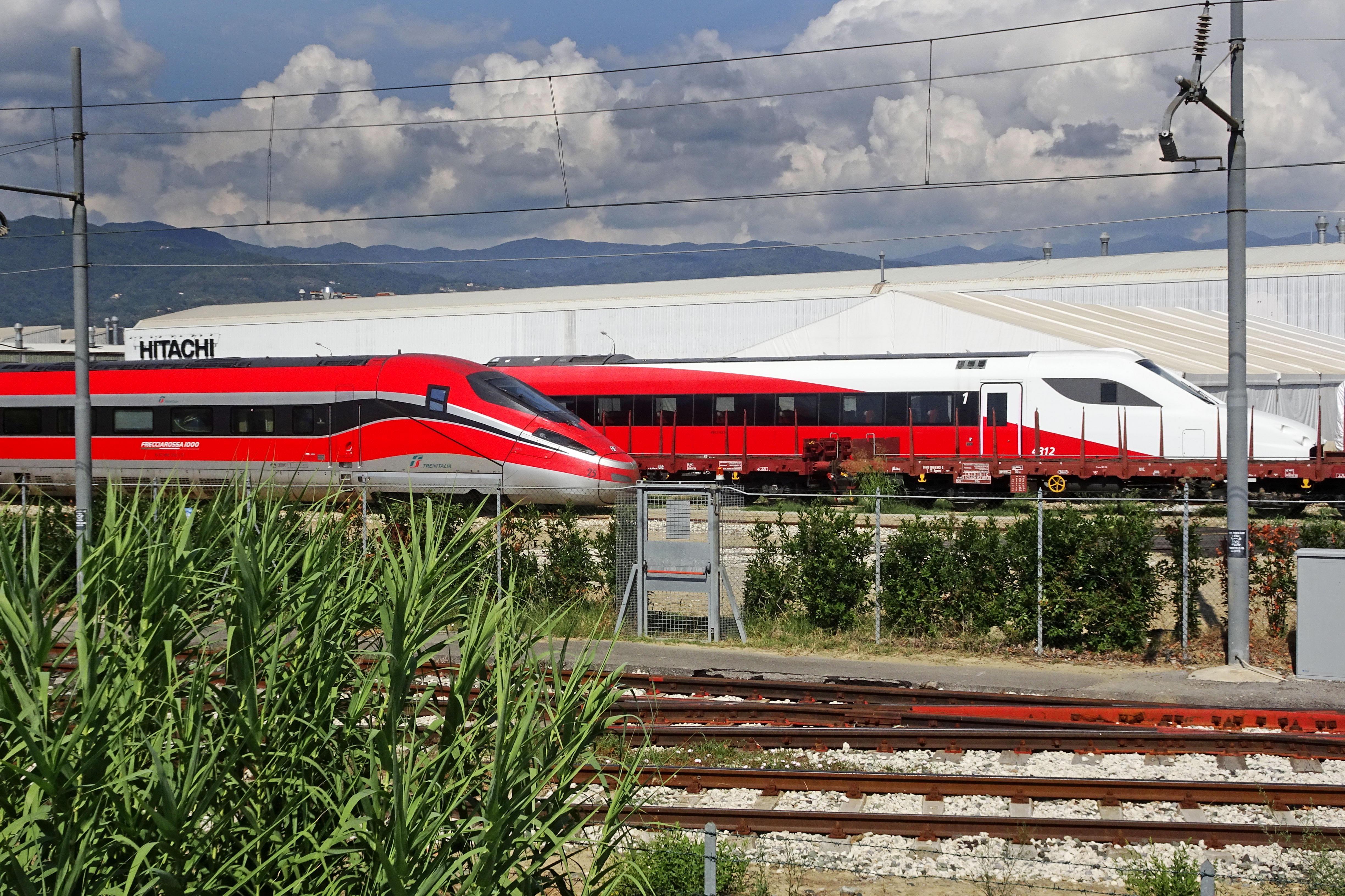 Lo stabilimento dell'Hitachi di Pistoia