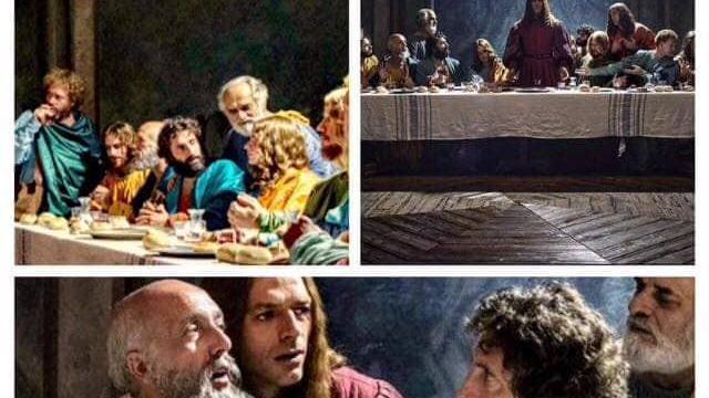 Immagini da “Io Leonardo”, Davide Sicari è Giuda Iscariota