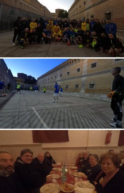 Partita in carcere per i profughi