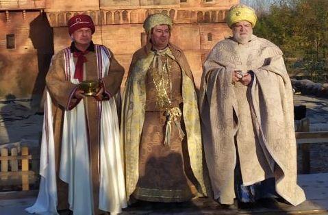 I re magi arrivati al presepe