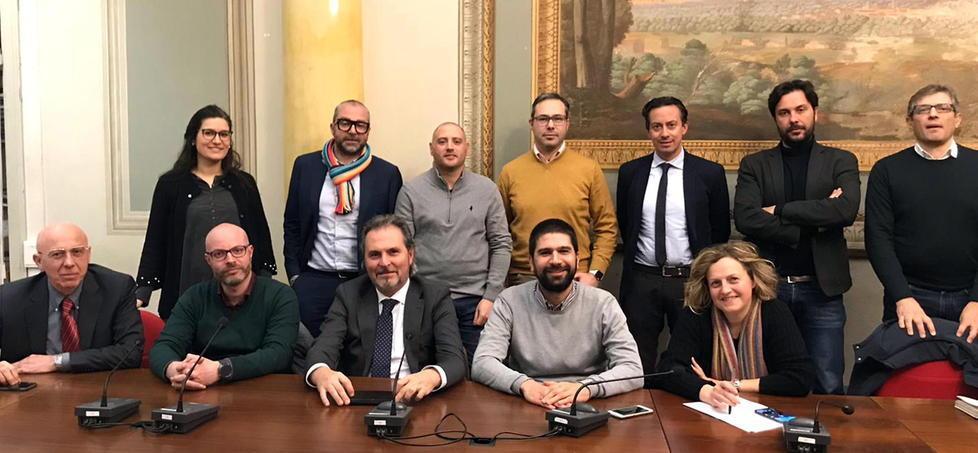 I sindaci della Valdera che ieri pomeriggio hanno partecipato al summit sul futuro del territorio