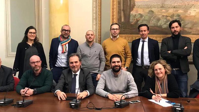 I sindaci della Valdera che ieri pomeriggio hanno partecipato al summit sul futuro del territorio
