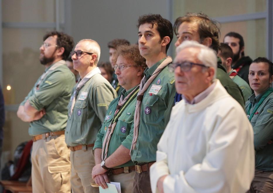 Il commosso addio allo scout Guerrieri 
