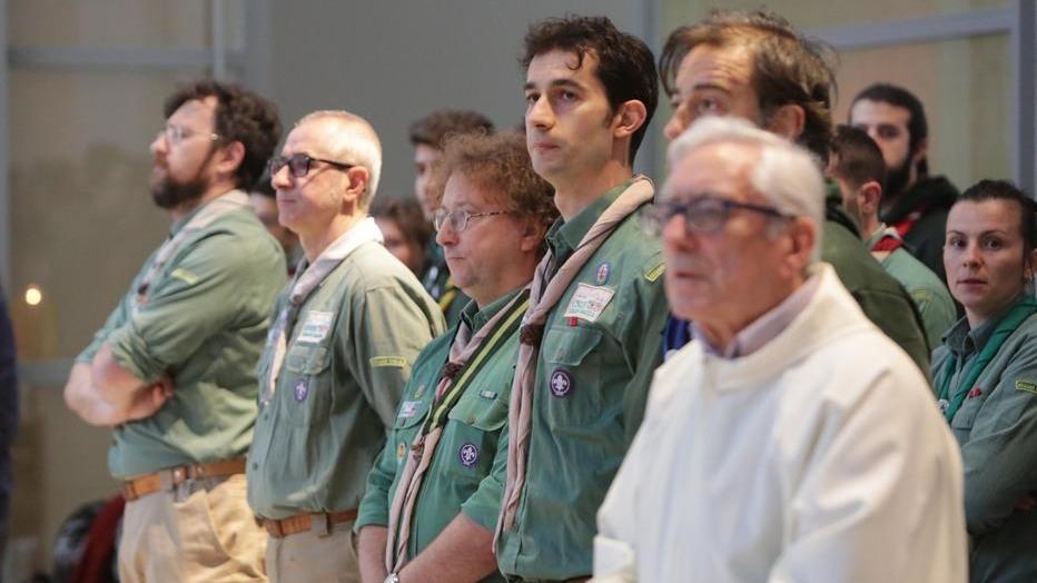 Il commosso addio allo scout Guerrieri