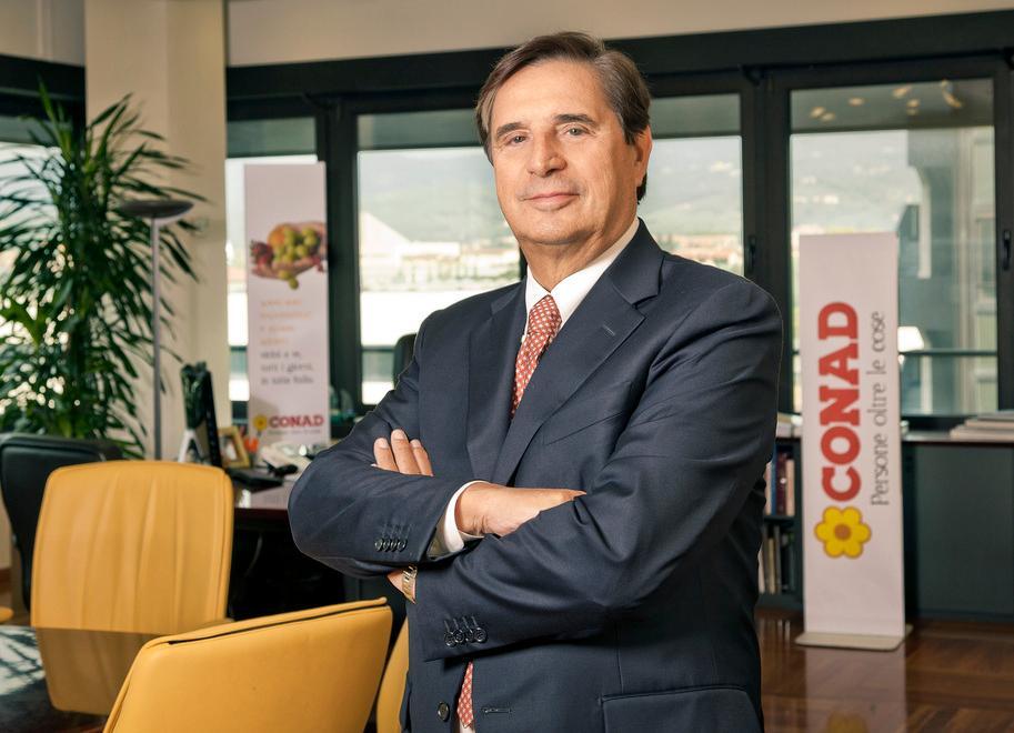 Il manager Ugo Baldi (Conad)