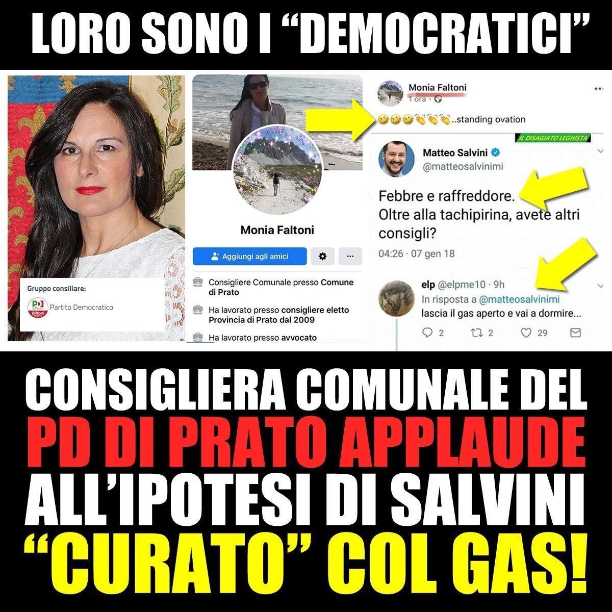 Salvini su Twitter: "Lezioni di "democrazia" da parte di quelli del Pd. Roba da matti" 