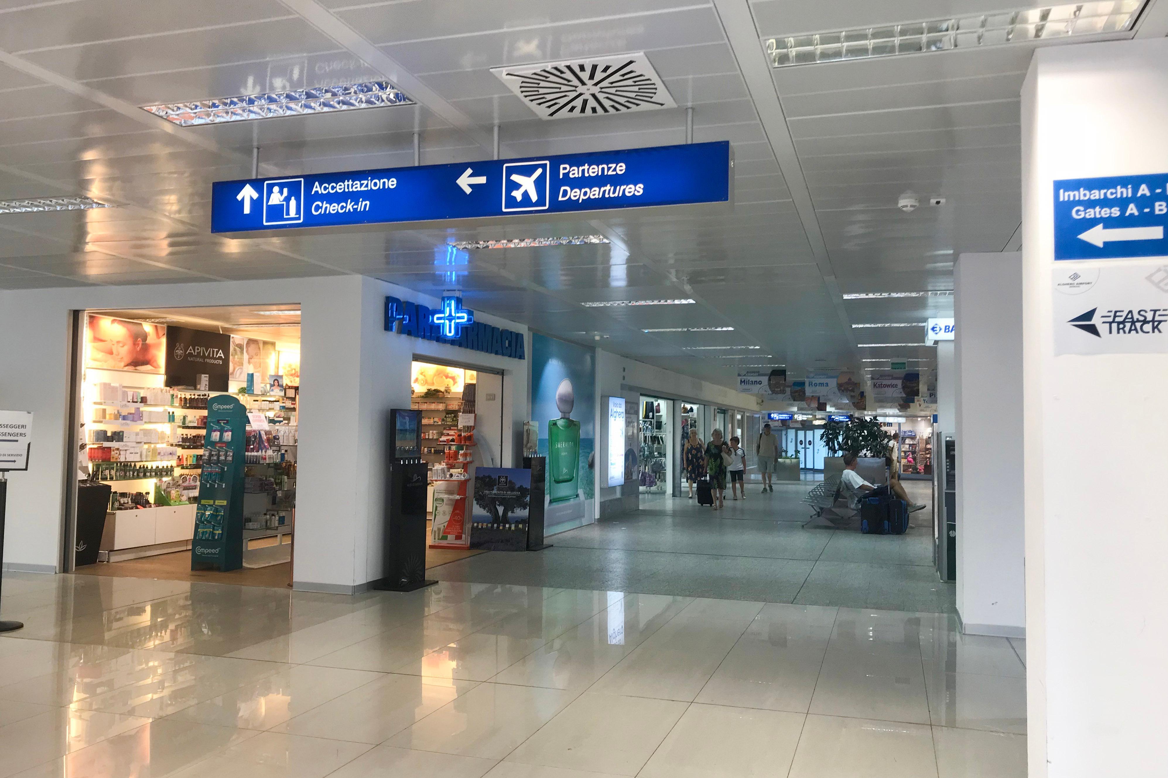 L'aeroporto di Alghero, immagine di repertorio
