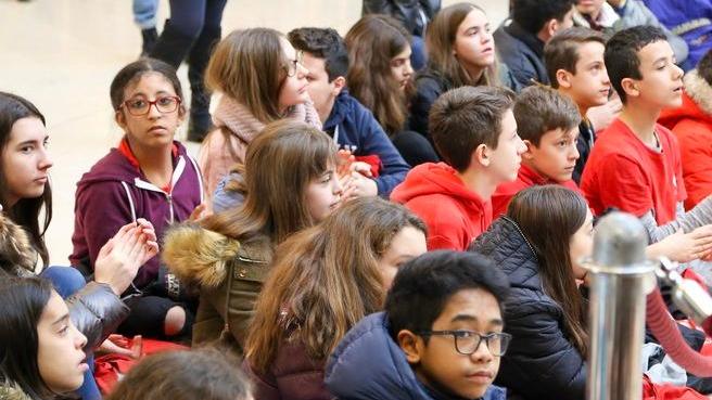 Le Mattarella a scuola dal robot ai Portali