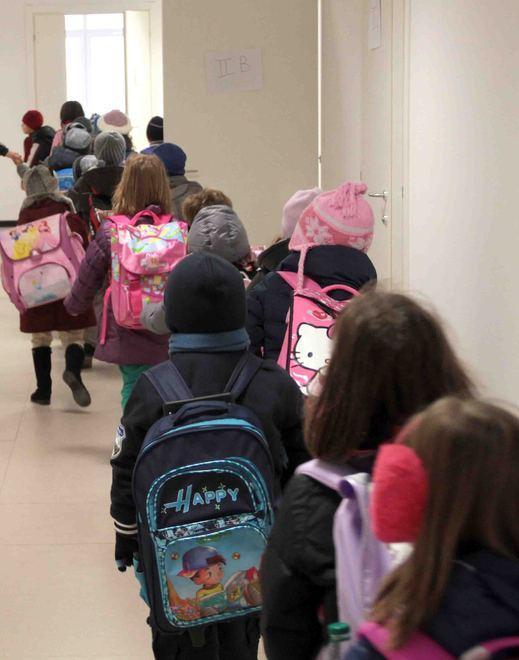 Aule di nuovo calde Studenti a scuola dopo tre giorni di disagi 