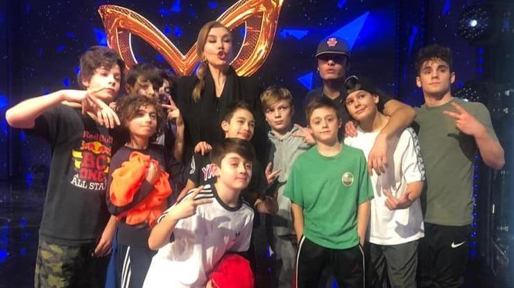 Gli Spinkids di San Miniato Basso con Milly Carlucci