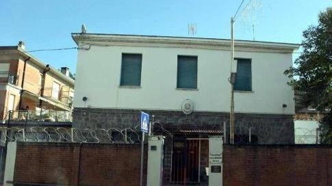 La caserma dei carabinieri di Aulla