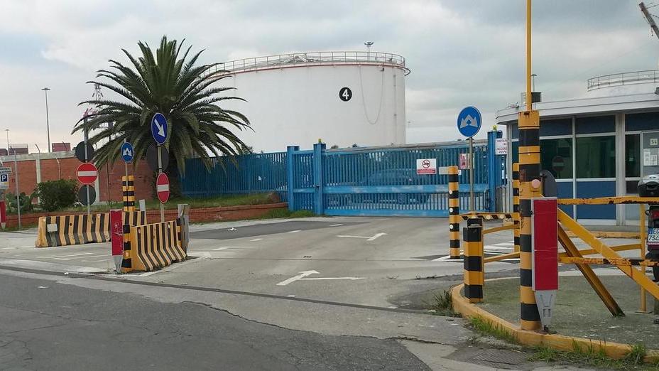 L’ingresso dell’ex Trinseo in porto