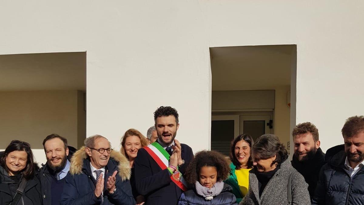 Il sindaco Biffoni e l'assessore regionale Saccardi all'inaugurazione