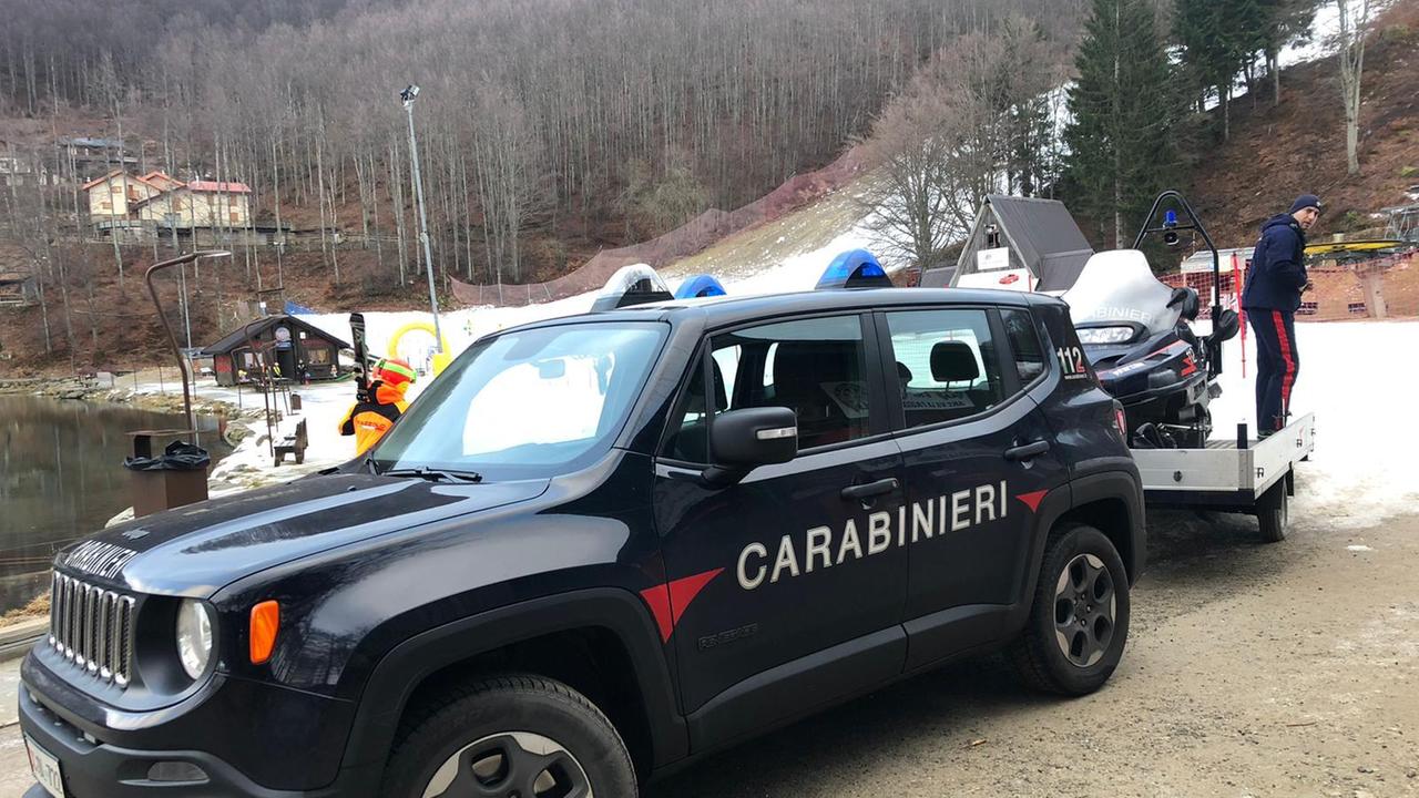 Carabinieri sciatori sulle piste del Cerreto