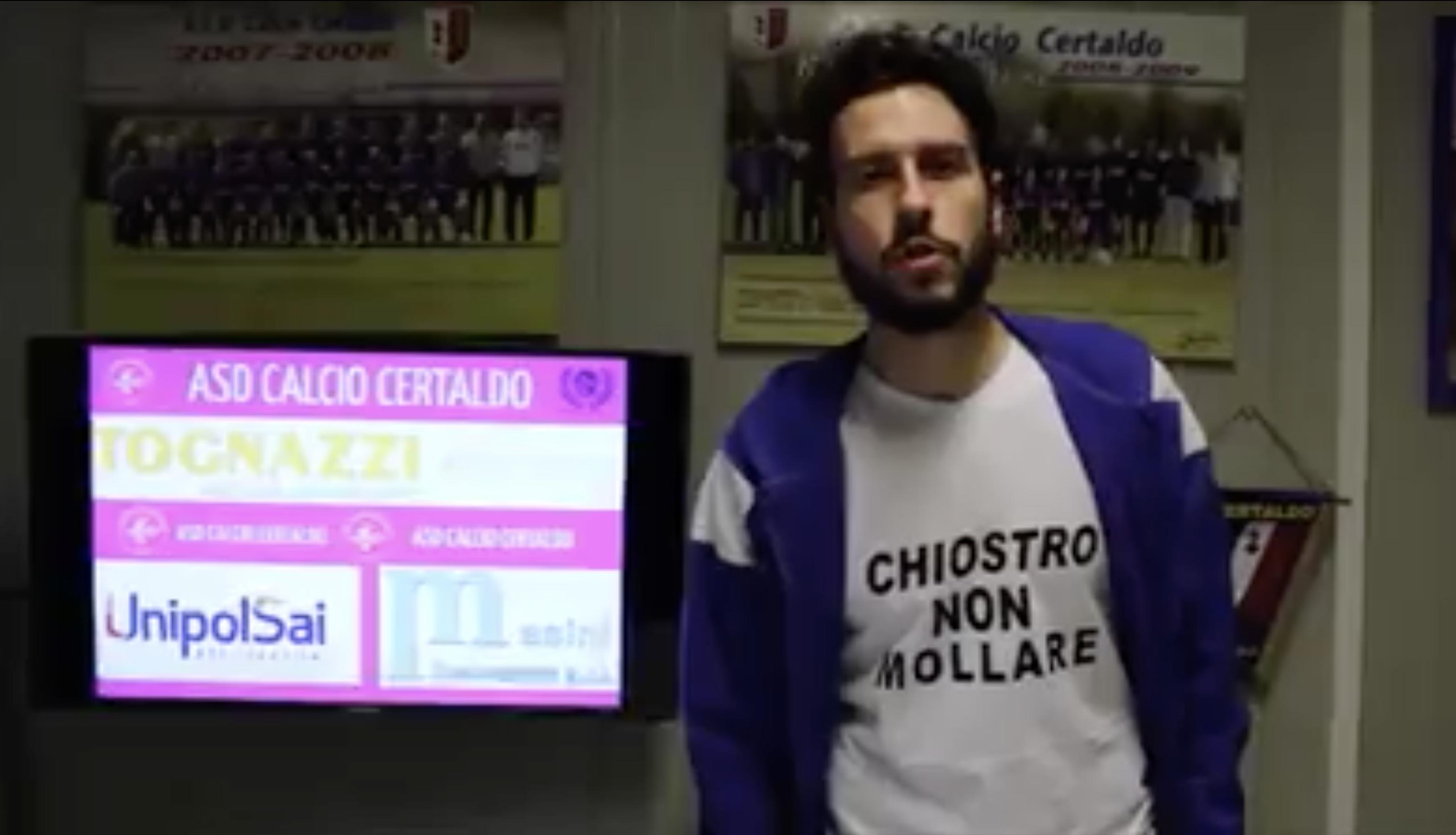 Il Certaldo vince il derby e dedica una maglia al suo eroe ferito 