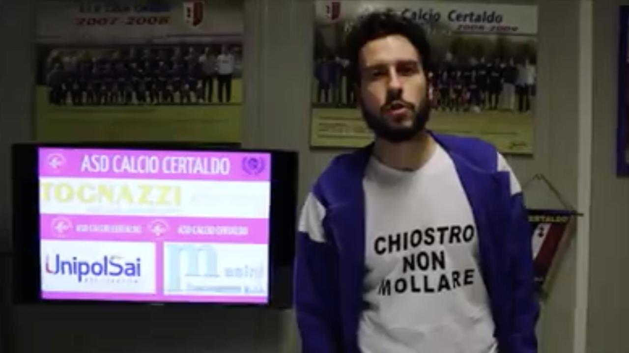 Il Certaldo vince il derby e dedica una maglia al suo eroe ferito