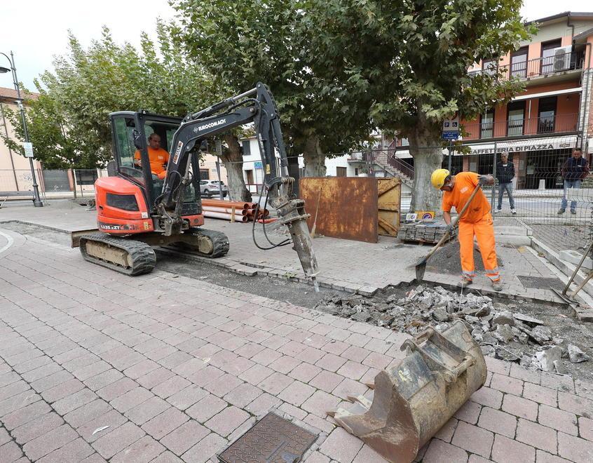 Cantiere per lavori all’acquedotto aperto nell’estate scorsa a Pieve: ora ne parte un altro