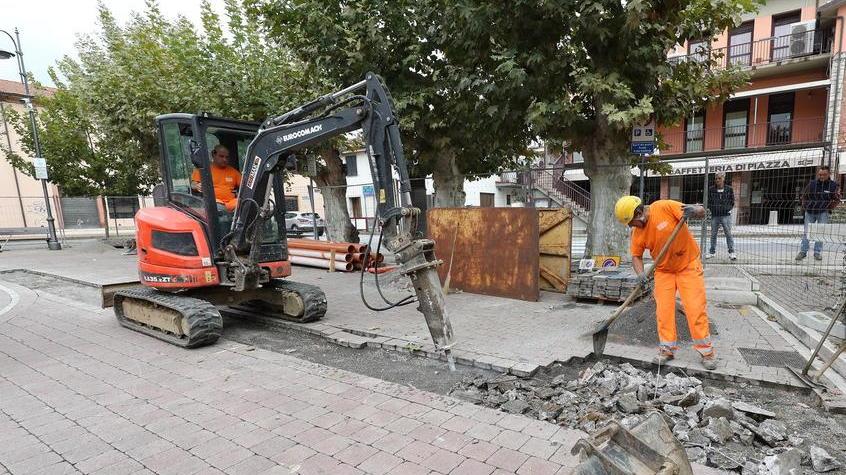 Cantiere per lavori all’acquedotto aperto nell’estate scorsa a Pieve: ora ne parte un altro