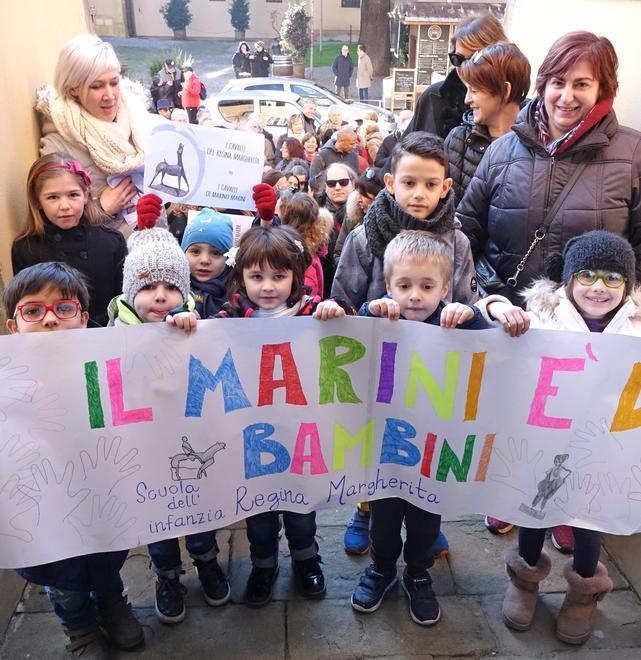 «Giù le mani da Marino» I bambini in campo per difendere il museo 