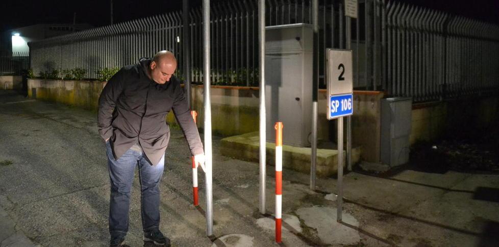 È stato abbattuto il rilevatore di velocità a Limite 