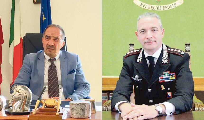 A sinistra il questore Lorenzo Suraci e a destra il comandante provinciale dei carabinieri di Livorno, il colonnello Massimiliano Sole