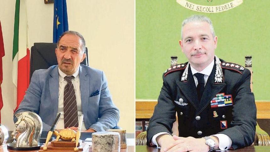 A sinistra il questore Lorenzo Suraci e a destra il comandante provinciale dei carabinieri di Livorno, il colonnello Massimiliano Sole