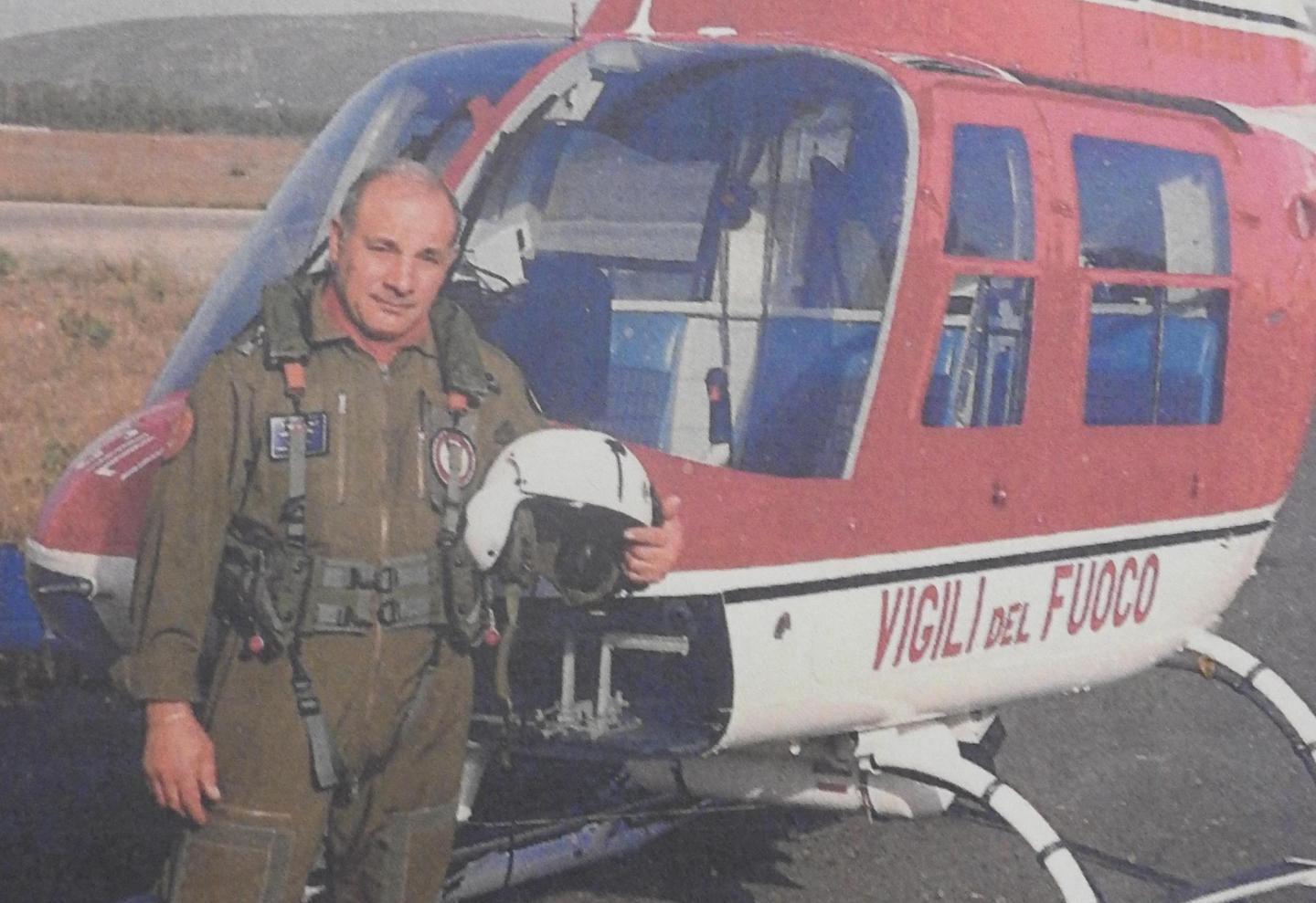 Le 3mila ore di volo di Piras fra tragedie e soccorsi 