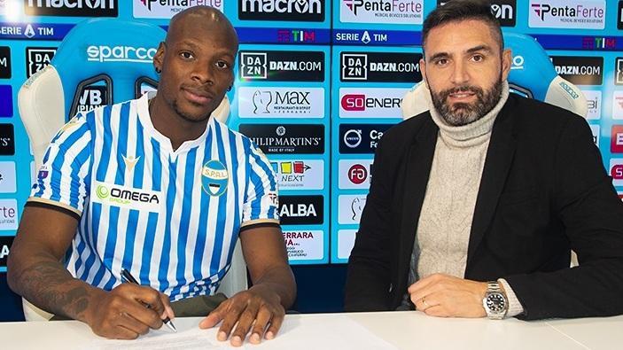 Dabo con il d.s. Spal Vagnati