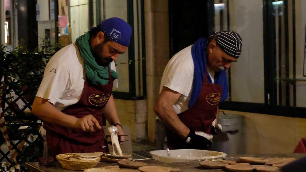 La preparazione dei panigacci