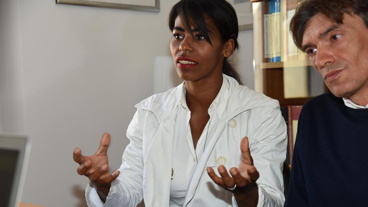 Adriana Pereira Gomes insieme al compagno Filippo Andreani