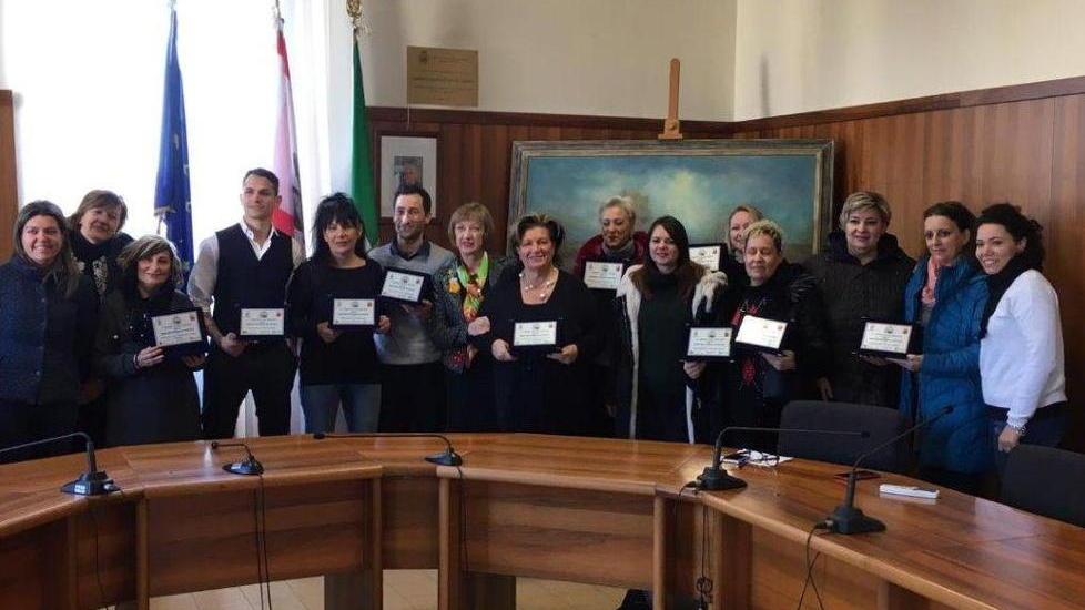 Contest delle vetrine: distribuiti in Comune i premi ai vincitori