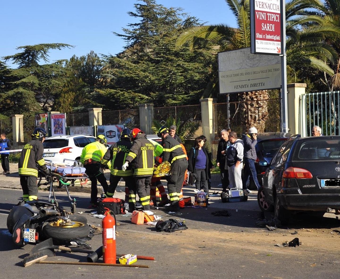 Motociclista in coma «La strada è una trappola» 