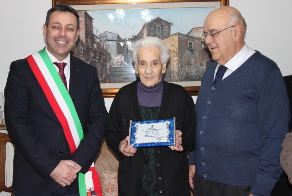 Il paese dei centenari festeggia anche Giovanna Orecchioni
