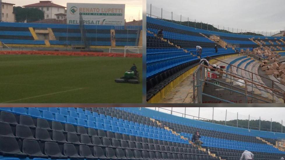 Soddimo, annuncio in arrivo Nuovi seggiolini in curva Nord