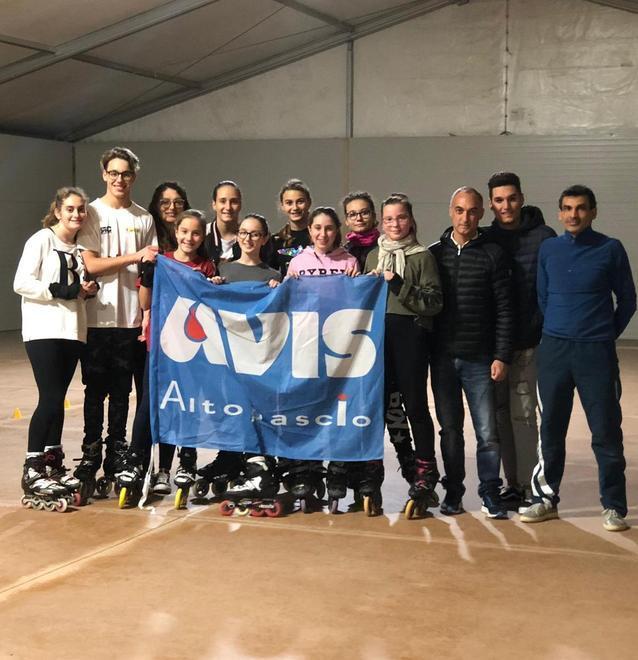 Donazioni, la solidarietà corre sui pattini