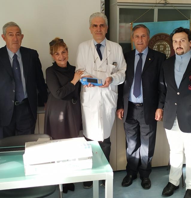 Donato apparecchio al Centro ustioni
