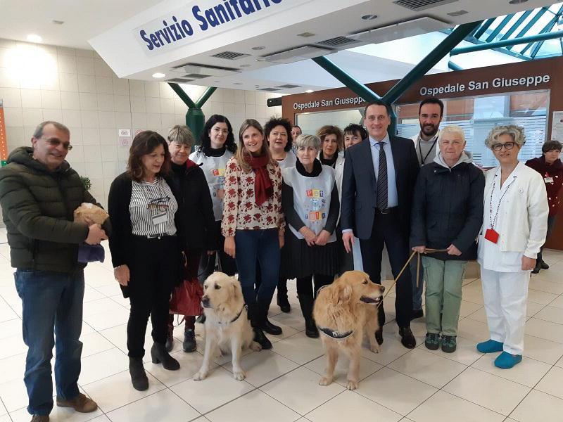 Presentata all'ospedale San Giuseppe di Empoli l'iniziativa "Pet relax"
