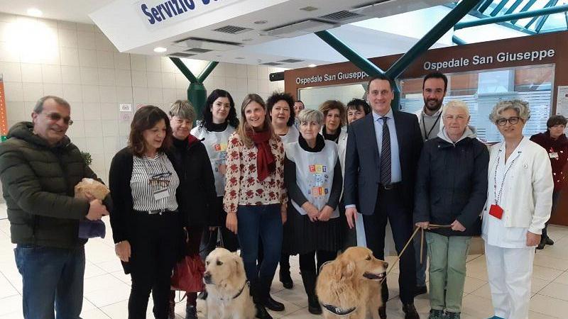 Presentata all'ospedale San Giuseppe di Empoli l'iniziativa "Pet relax"