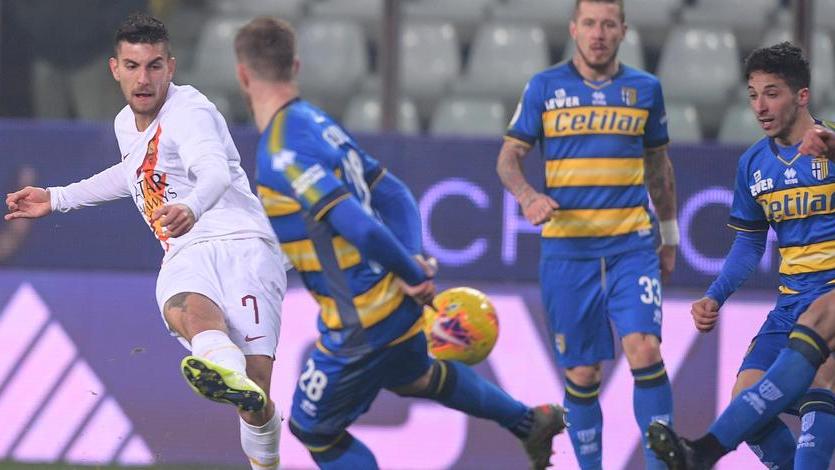 Pellegrini riscalda una serata d’inverno Doppietta al Parma, Roma sfiderà la Juve