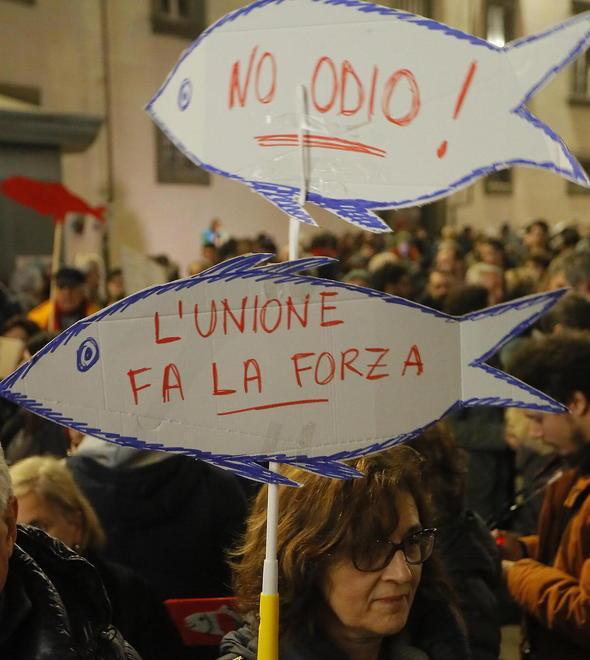 A Pisa la prima mobilitazione delle Sardine per le regionali 