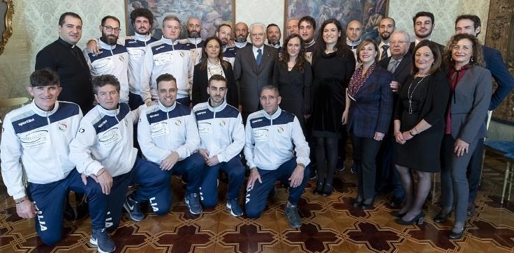 Nazionale di calcio trapiantati ieri al Quirinale da Mattarella 