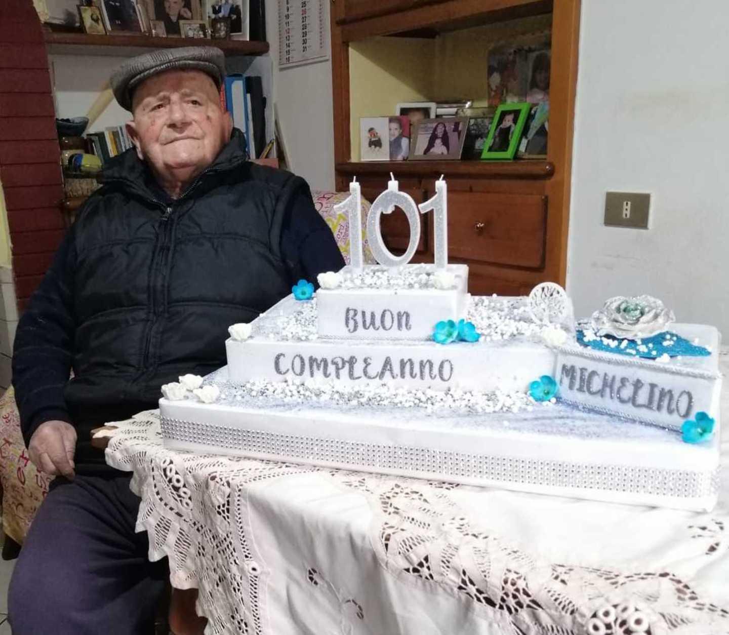 Il nonnino Michelino Scudu ha spento centouno candeline
