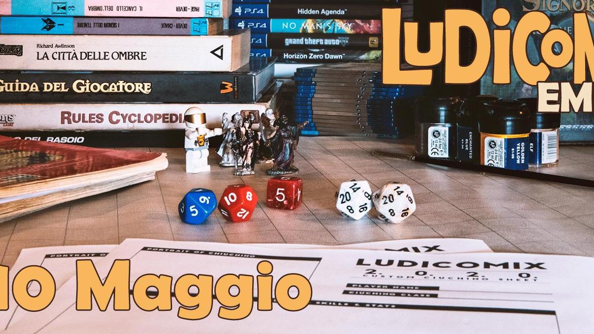 Torna il Ludicomix, ma stavolta a maggio